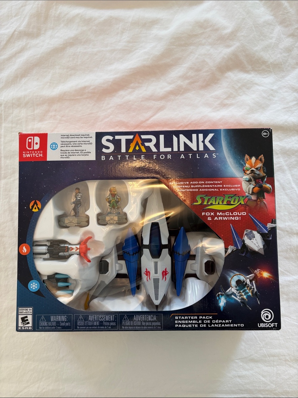Nintendo Switch Starlink Battle for Atlas Starter Pack - Blue & White Arwing